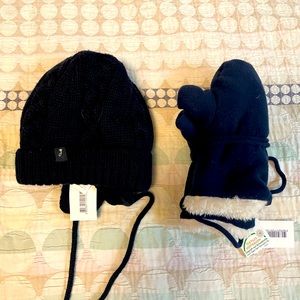 Jacadi Paris Essentiels Toddler Boy Hat & Mittens Kids